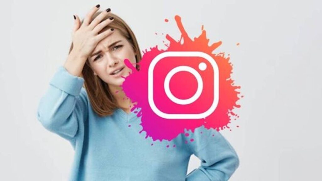 Conta do Instagram suspensa