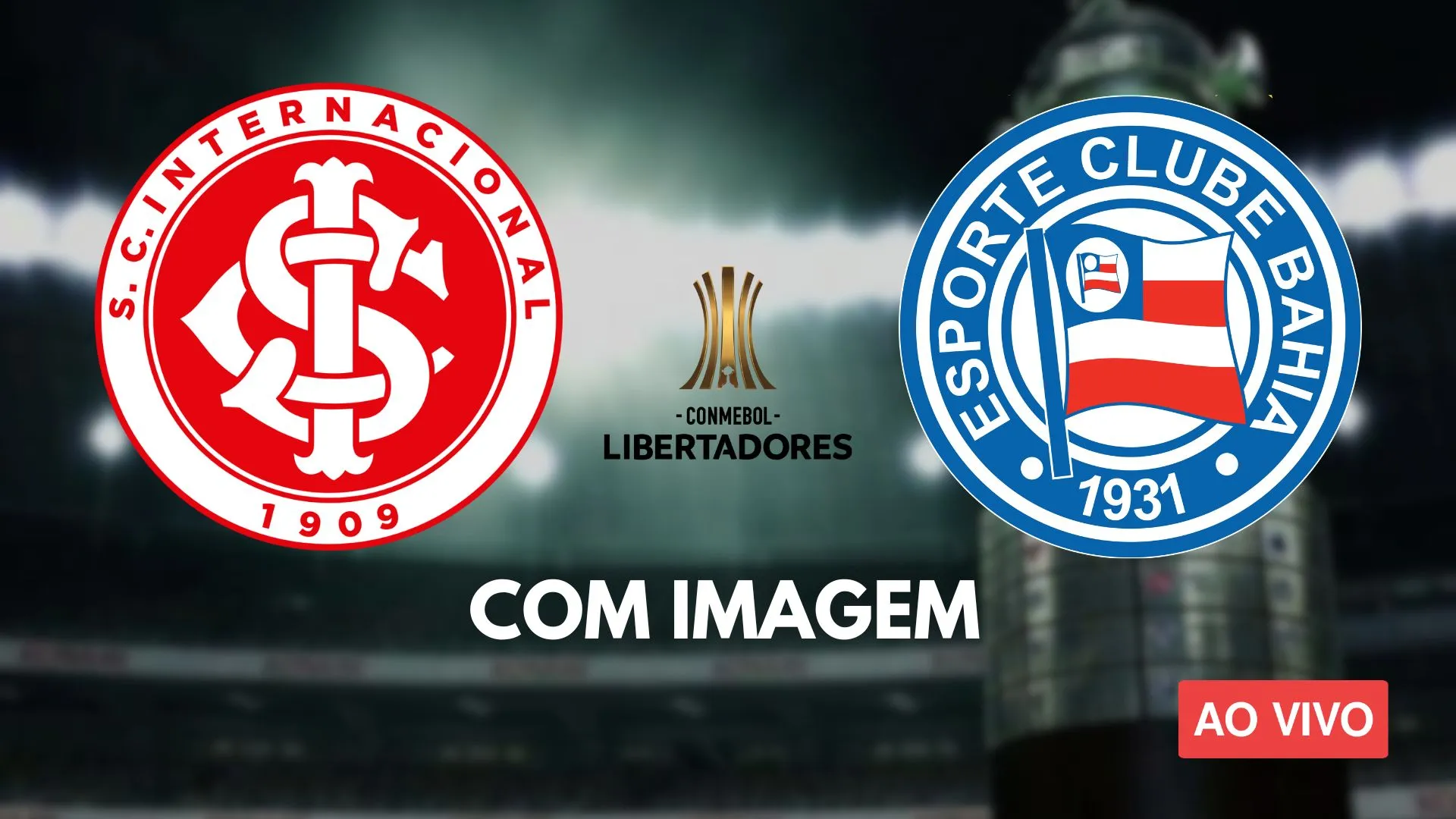 Onde assistir Internacional x Bahia ao vivo com imagem Onde assistir ao vivo Internacional x Bahia com imagem