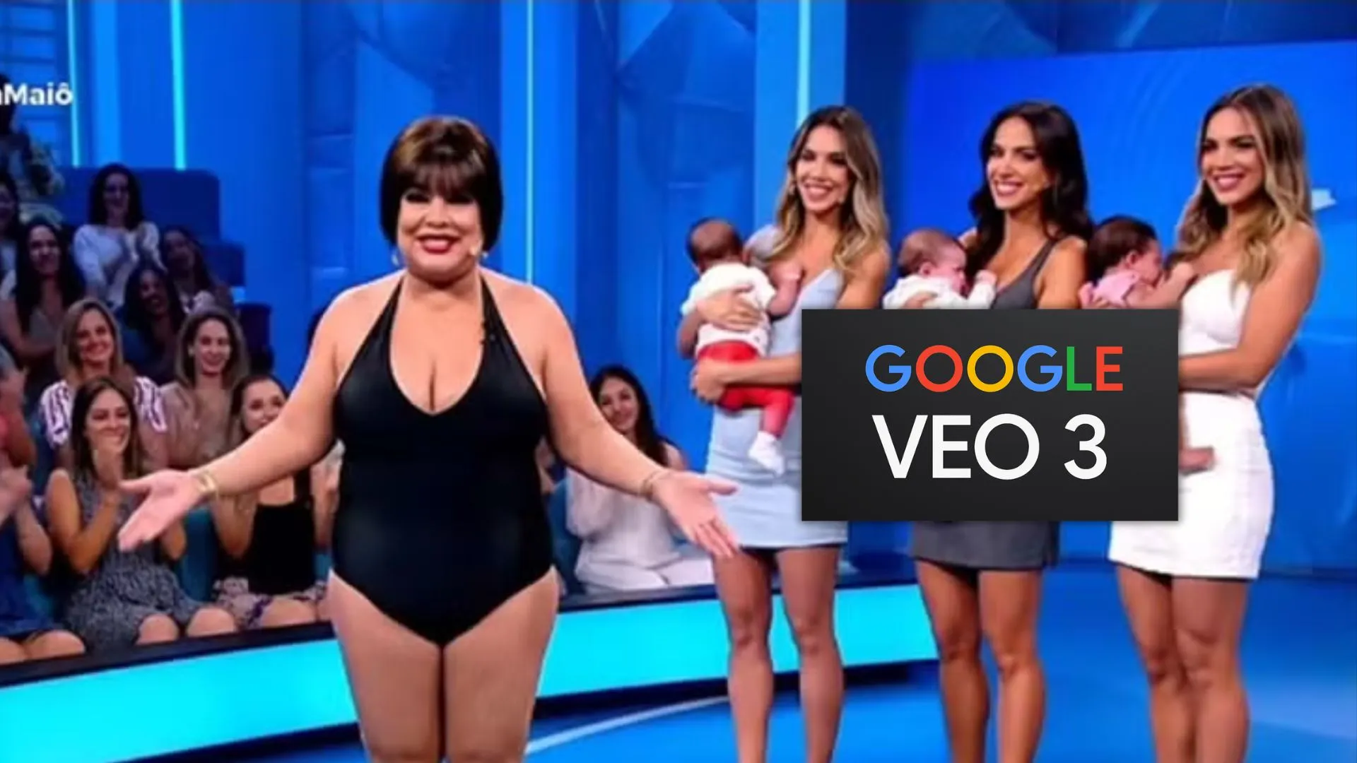 Prompt viral veo 3 entrevista IA Google Veo 3 -Marisa Maiô