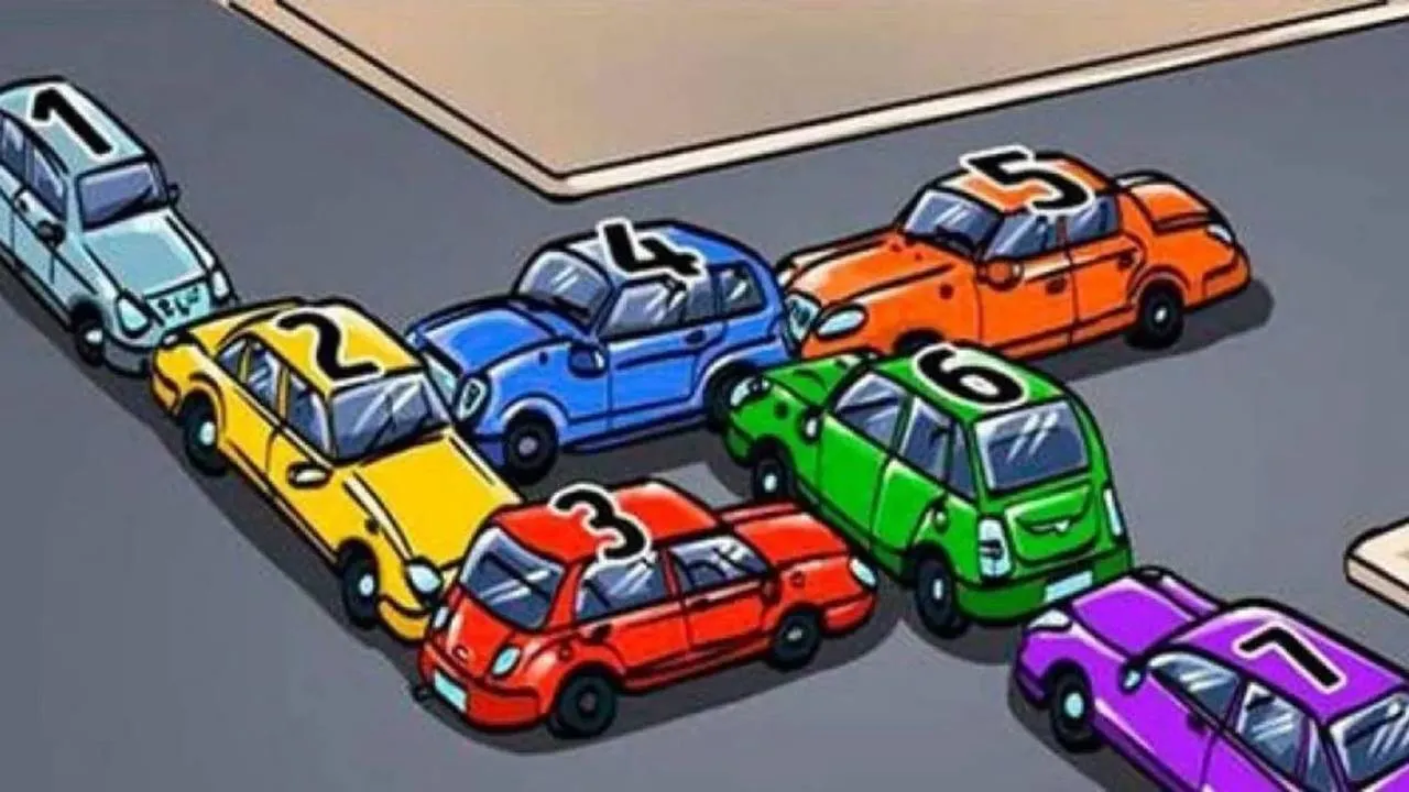 carros - Teste do engarrafamento teste visual dos carros engarrafamento