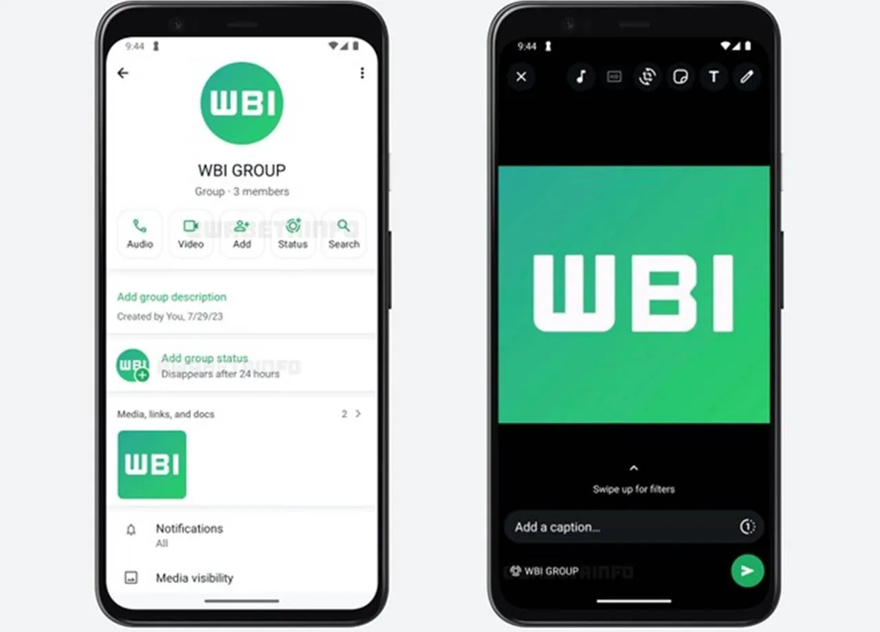 Novo recurso WhatsApp Status para para grupos whatsapp atualização status grupo